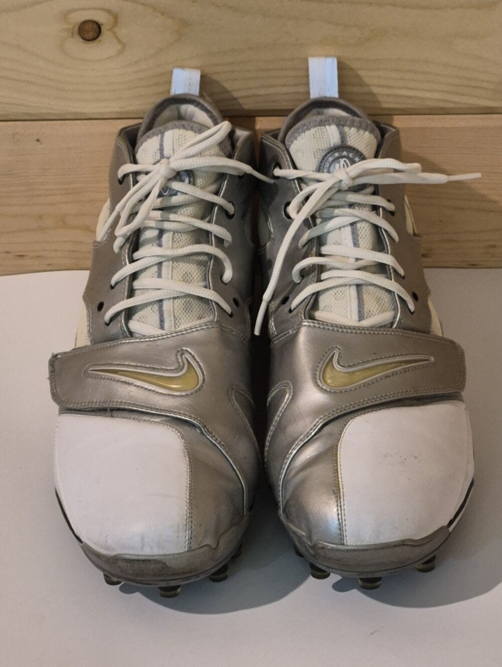 Nike Air Huarache Men's Football Cleats White US 13  334347 101